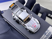 Load image into Gallery viewer, SW 1:64 Silver RWB 993 Heavenly #89 Spoiler Sports Model Diecast Metal Car BN