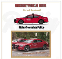 Load image into Gallery viewer, Rollin 1:64 2008 Red Ridely Township Police Charger Model Diecast Metal Car