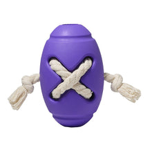 Load image into Gallery viewer, Dog Toys Chew Puppy Rubber Rope Toy Durable Aggressive Chewers Pet Oval Feeding