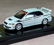 Load image into Gallery viewer, HJ 1:64 White Rally Evolution EVO VII Lancer Sport Model Diecast Metal Car New