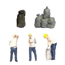 Load image into Gallery viewer, 1:64 Painted Figure Mini Model Miniature Resin Diorama Mining Porter Worker Man