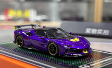Load image into Gallery viewer, U2 1:64 Purple SF90XX Stradale Racing Sports Model Diecast Resin Car New Collection