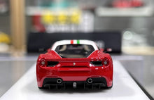 Load image into Gallery viewer, 1:64 CL Red 488 GTB White Hard Top 70th Sports Model Diecast Resin Car New Collection