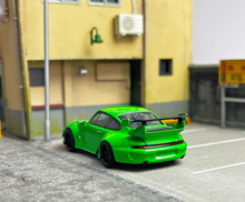 Load image into Gallery viewer, 1:64 Green RWB 993 Racing Sports Classic Model Diecast Metal Car New