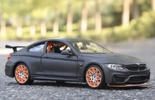 Load image into Gallery viewer, Maisto 1:24 Grey M4 GTS Coupe Racing Sports Model Toy Diecast Metal Car BN