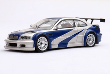 Load image into Gallery viewer, DCM 1:64 Blue M3 E46 GTR Coupe Fast Sports Model Diecast Metal Car Box New