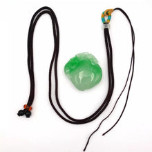 Load image into Gallery viewer, Nature Jade Peach Pendant Necklace Gift Jewelry charm Blessing Lucky Fortune