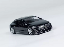Load image into Gallery viewer, DM 1:64 Black EQS 580 4MATIC EV Sedan Sports Model Diecast Metal Car New Collection