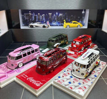 Load image into Gallery viewer, 1:64 Flame VW T1 Mini Van Bus Camper Kombi Sports Model Diecast Metal Car New