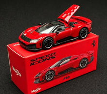 Load image into Gallery viewer, Maisto 1:64 Red F80 Racing Sports Model Diecast Metal Car New Collection