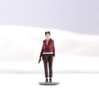 Load image into Gallery viewer, 1:64 Painted Unpainted Figure Model Miniature Resin Diorama Cool Girl With Gun New