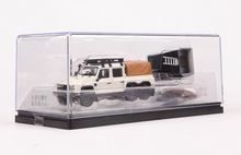 Load image into Gallery viewer, GCD 1:64 White ORV Defender 6x6 Camper Tent SUV Model Diecast Metal Car New