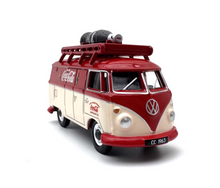 Load image into Gallery viewer, 1:76 Red VW T1 Delivery Van Sports Model Diecast Metal Car New Collection