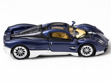 Load image into Gallery viewer, CCA 1:64 Navy Blue Silver Utopia Racing Sports Model Diecast Metal Car New Collection