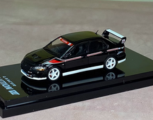 Load image into Gallery viewer, HJ 1:64 JDM Black Evolution EVO VII Lancer Sports Model Diecast Metal Car New