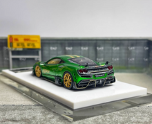 Load image into Gallery viewer, Fuelme 1:64 Green Mansory F8XX Racing Sports Model Diecast Resin Car New