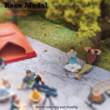 Load image into Gallery viewer, 1:64 Painted Figure Mini Model Miniature Resin Diorama Stargazing Camping Family