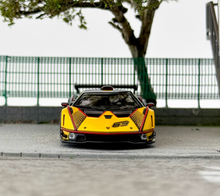 Load image into Gallery viewer, HH 1:64 Yellow Essenza SCV12 Racing Sports Model Diecast Metal Car New Collection