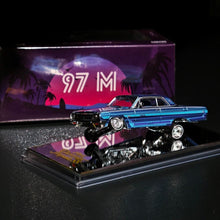 Load image into Gallery viewer, 97M 1:64 Blue 1964 Impala SS Lowrider Sports Model Diecast Metal Car New Collection