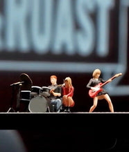 Load image into Gallery viewer, 1:64 Painted Figure Mini Model Miniature Resin Diorama Sand Drum Drummer Set Man