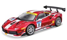 Load image into Gallery viewer, Bburago 1:24 Red 2017 488 Challenge Racing Sport Model Toy Diecast Metal Car