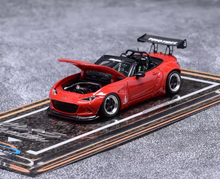 Load image into Gallery viewer, YM 1:64 Red Miata MX5 Pandem Roadster Convertible Model Diecast Resin Car New