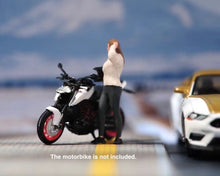 Load image into Gallery viewer, 1:64 Painted Figure Model Miniature Resin Diorama Sand Beauty Racer Lady Woman Collection