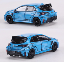 Load image into Gallery viewer, GCD 1:64 Blue GR Corolla Hatchback Sports Model Diecast Metal Car New Collection