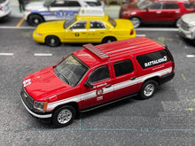 Load image into Gallery viewer, 1:64 596 Red Fire Suburban CV Crown Victoria Model Diecast Metal Car New Collection