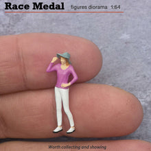 Load image into Gallery viewer, 1:64 Painted Figure Mini Model Miniature Resin Diorama Sand People Fisherman Hat