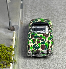 Load image into Gallery viewer, ZF 1:64 300SL W198 Camo Classic Sports Model Diecast Metal Car New