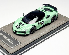 Load image into Gallery viewer, HH 1:64 Green #15 SF90 XX Stradale Sports Model Diecast Resin Car BN