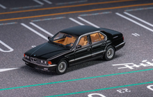 Load image into Gallery viewer, DCM 1:64 Black E32 7 Series Luxury Sedan Model Diecast Metal Car New