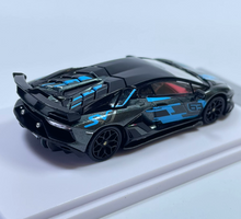 Load image into Gallery viewer, Maxwell 1:64 Gray SVJ Aventador #63 Sports Model Diecast Metal Car New Collection