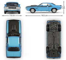 Load image into Gallery viewer, WELLY 1:24 1970 Challenger T/A Muscle Racing Sports Model Diecast Metal Car