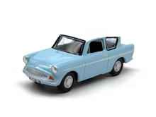 Load image into Gallery viewer, 1:76 Light Blue Ford Anglia Classic Model Diecast Metal Car BN