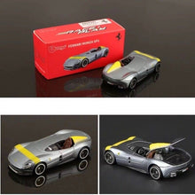 Load image into Gallery viewer, Bburago 1:64 Grey Ferrari Monza SP1 Racing Sports Model Toy Metal Car BN