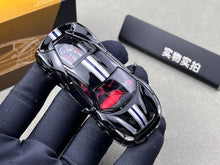 Load image into Gallery viewer, TOC 1:64 Black 488 Pista Coupe Racing Sports Model Diecast Metal Car New Collection