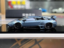 Load image into Gallery viewer, 404Error 1:64 Ice Blue Murcielago LBWK Sports Model Diecast Resin Car New Collection