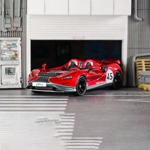 Load image into Gallery viewer, CM 1:64 Red 45 Elva Super Racing Sports Model Toy Diecast Metal Car Box