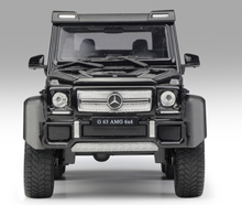 Load image into Gallery viewer, WELLY 1:24 C63 6x6 SUV Pickup Truck Sports Model Diecast Metal Car Display