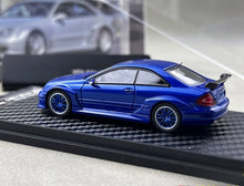 Load image into Gallery viewer, Fine 1:64 Blue CLK DTM Widebody Coupe Sports Model Diecast Metal Car New Collection