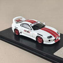 Load image into Gallery viewer, MC 1:64 White JDM Supra JZA80 Racing Sports Model Diecast Metal Car New Collection