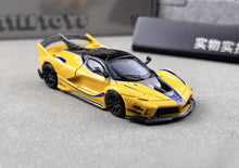 Load image into Gallery viewer, LT 1:64 Yellow FXX-K EVO Racing Sports Model Diecast Metal Car New Collection