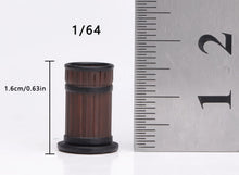 Load image into Gallery viewer, 1:64 Painted Figure Model Miniature Resin Diorama Oil Drum Road Sign Bench Set