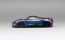 Load image into Gallery viewer, CM 1:64 Purple 765LT Super Racing Sports Model Diecast Metal Car New