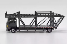 Load image into Gallery viewer, UM 1:64 Gray 500 HINO Ranger Double Transport truck Model Diecast Metal Car