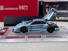 Load image into Gallery viewer, Star 1:64 Ice Blue F40 LBWK Acrylic Base Sports Model Diecast Metal Car New Collection