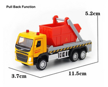 Load image into Gallery viewer, CCA 1:72 Volvo City Garbage Truck Dustcart Model Toy Diecast Metal Car BN
