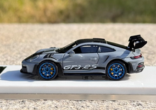 Load image into Gallery viewer, SOLO 1:64 Gray 2021 911 GT3 RS 992 Racing Sports Model Diecast Resin Car New